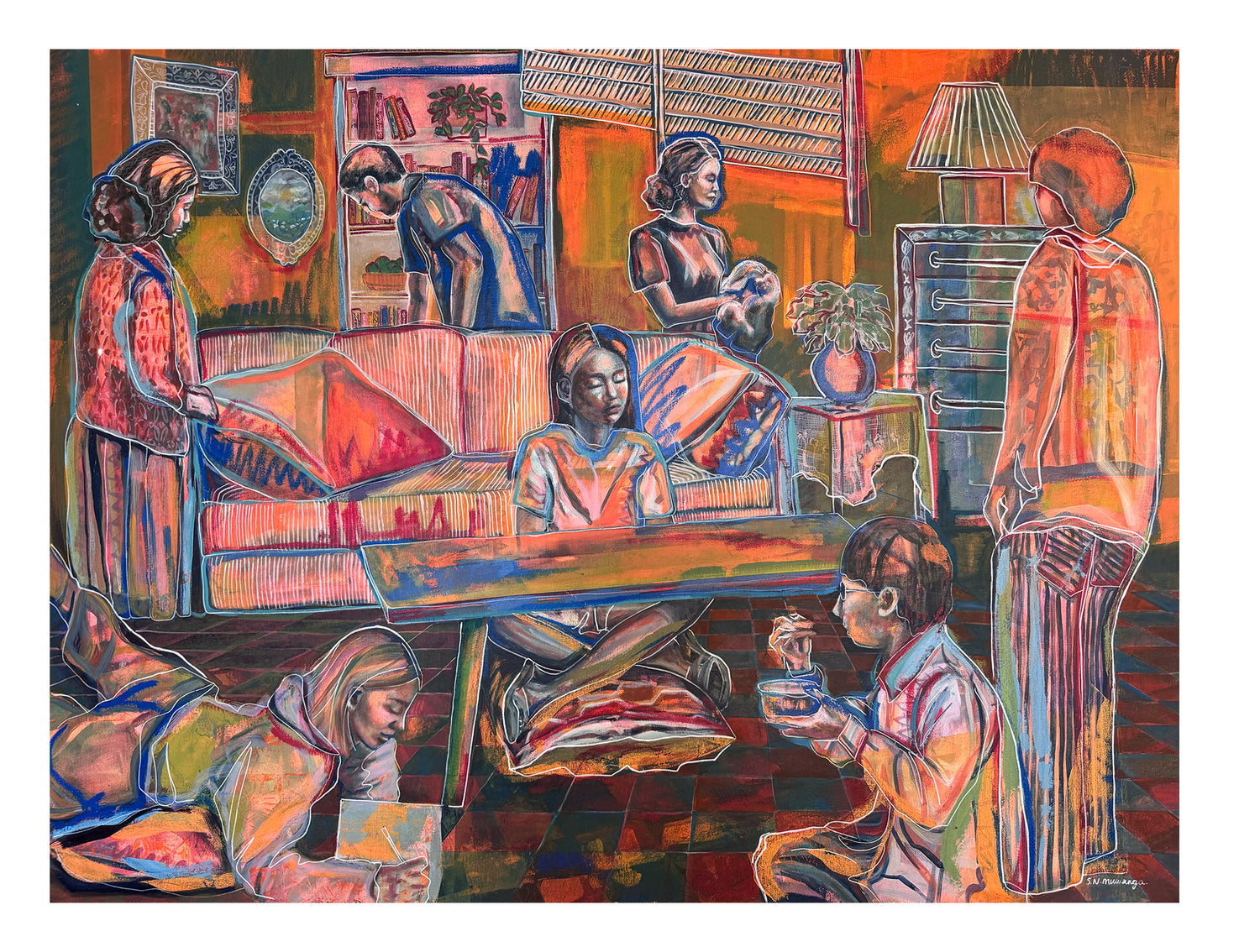 In the same room — limited edition giclée print