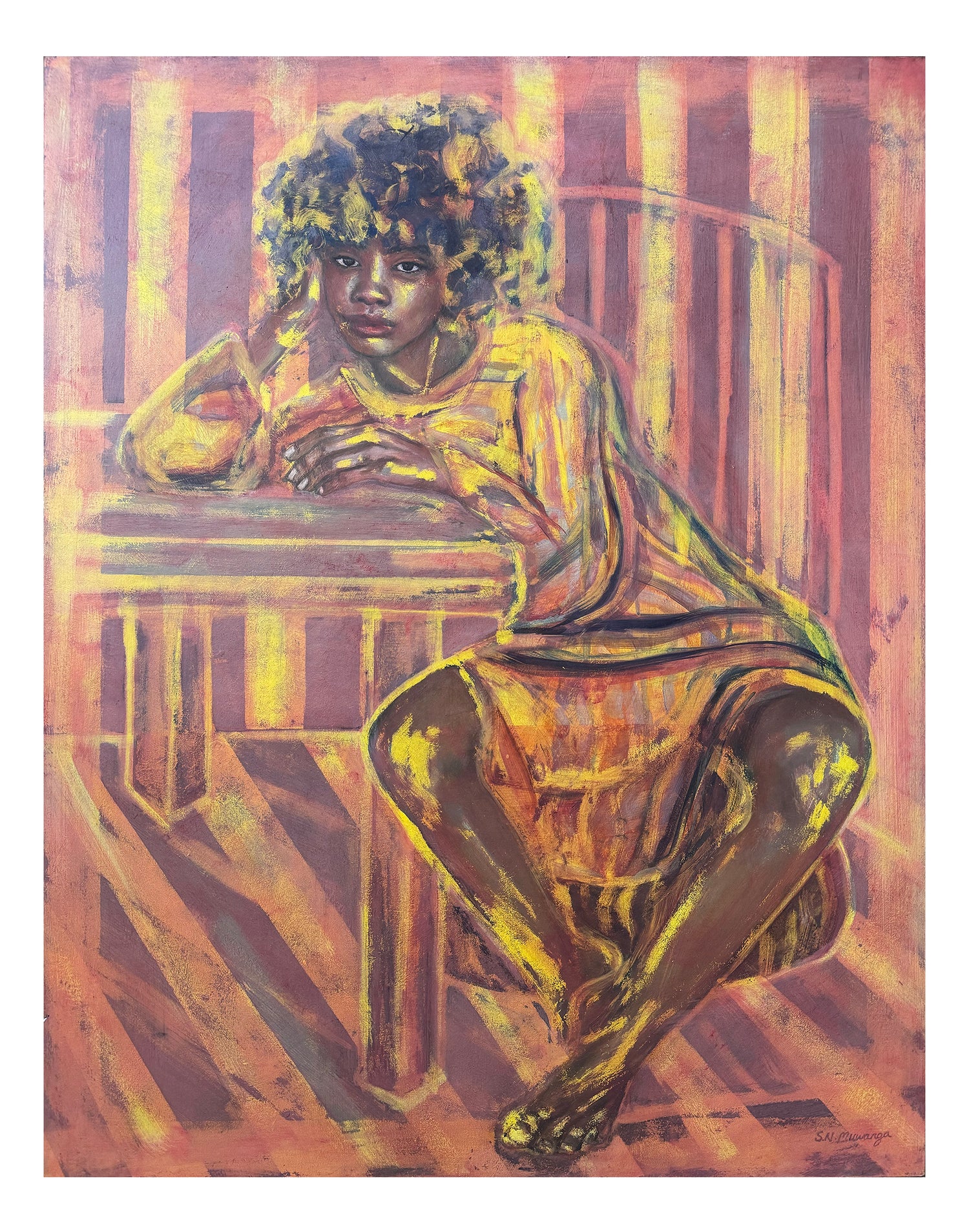 Burnt amber — limited edition giclée print